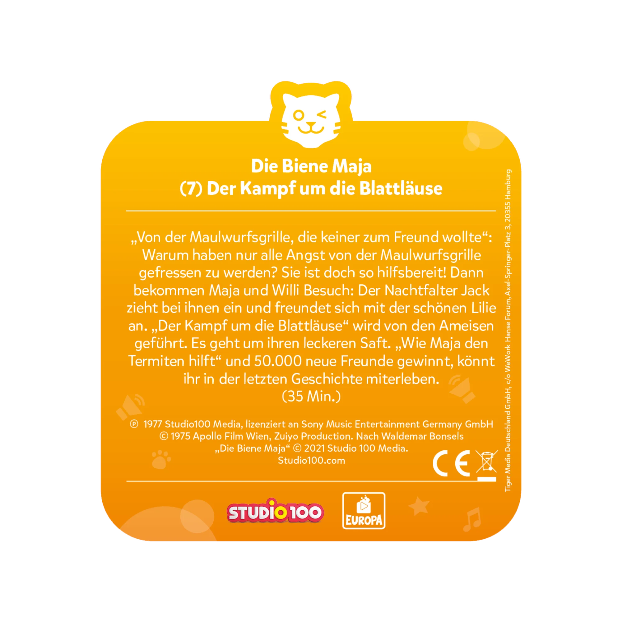 tigercard - Biene Maja Klassiker 7: Der Kampf um die Blattläuse - Image 3