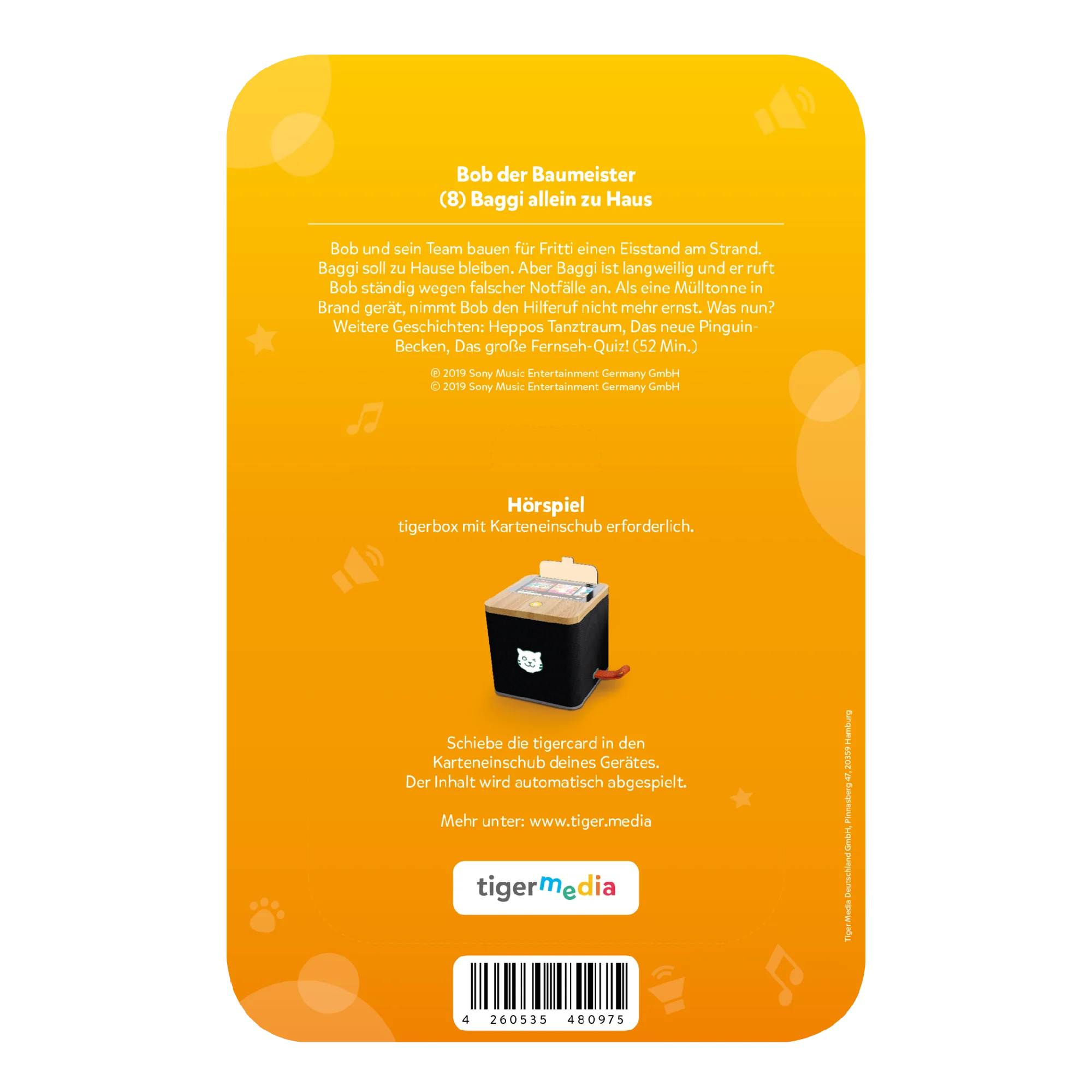 tigercard - Bob der Baumeister 8: Baggi allein zu Haus - Image 3