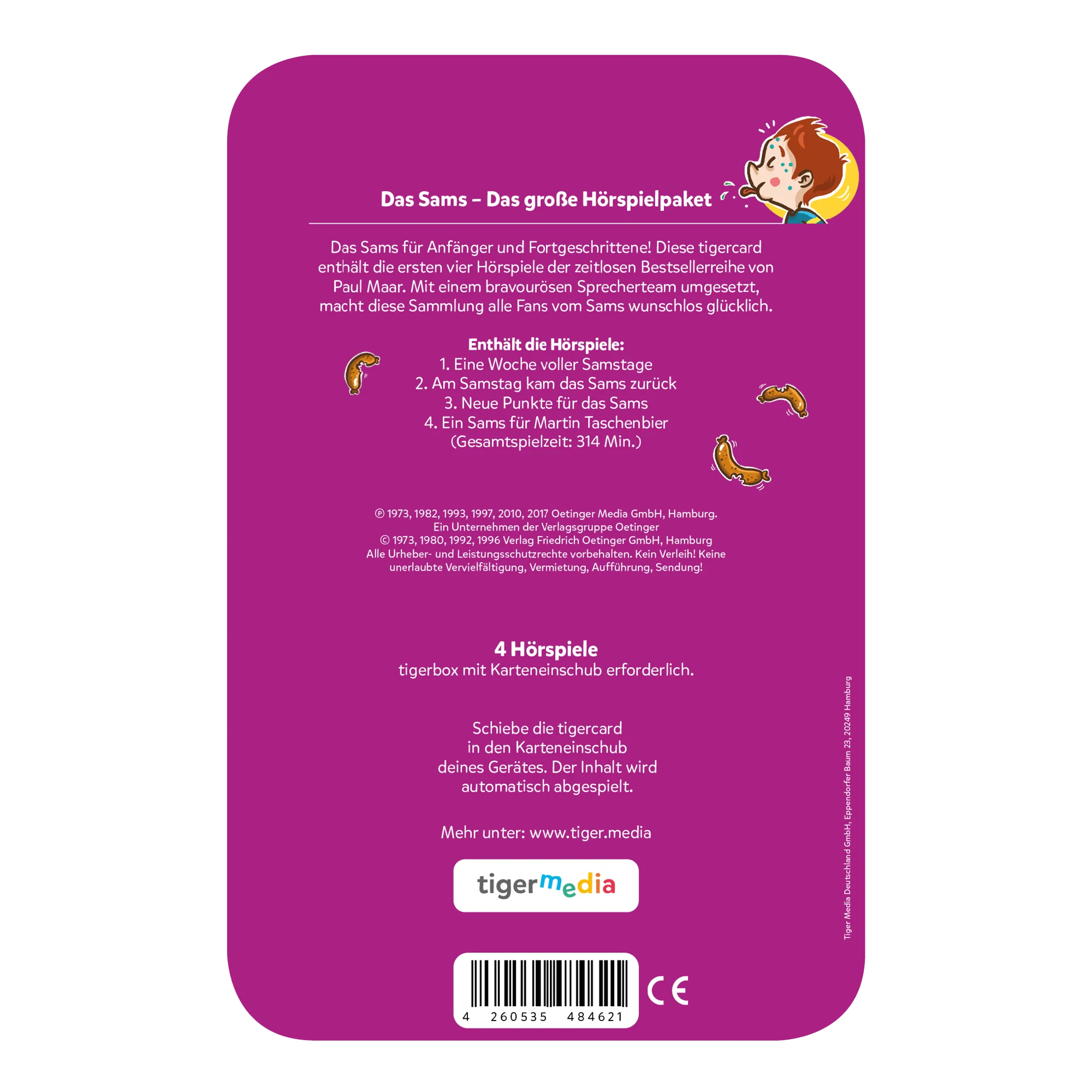tigercard - Das Sams 4 in 1: Das große Hörspielpaket - Image 3